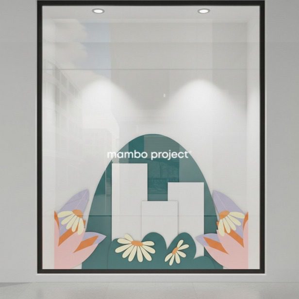 Escaparate farmacias primavera margaritas