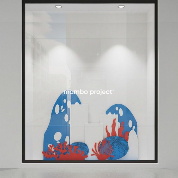 Escaparate para farmacias verano corales principal