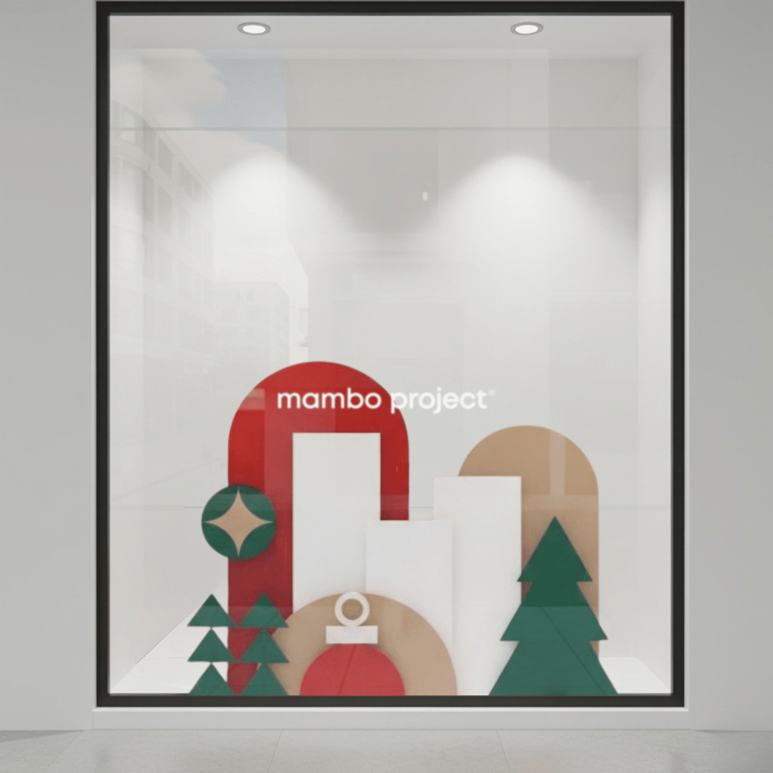 escaparate-navidad-farmacia-carton-vinilo-rojo-verde-minimalista-mambo-project
