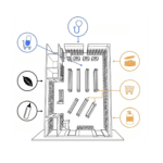 Lineal de farmacia sin señalética de categorías: el producto existe pero el cliente no lo encuentra