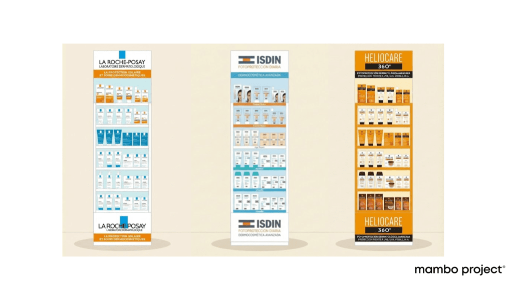 plv-laboratorio-la-expositores-farmacia-larocheposay-isdin-heliocare-mambo-project